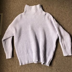 lavendar aerie turtleneck